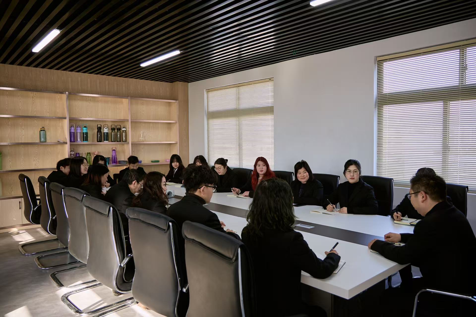 CONMAS commercial and sourcing team meeting in the company office