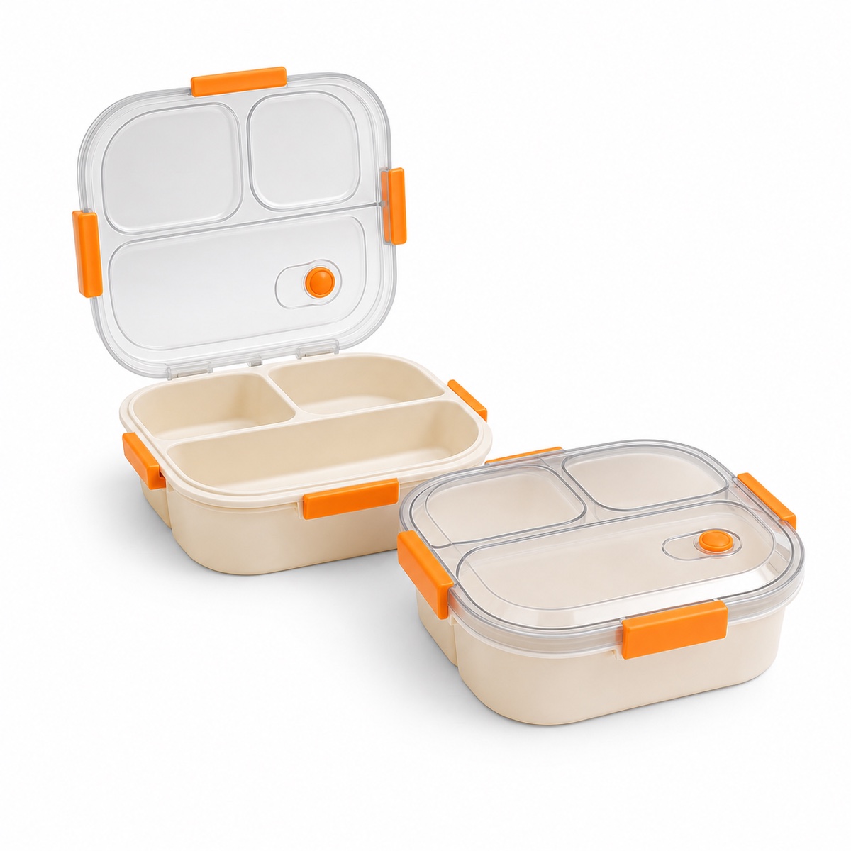 Cartoon 3 or 4-Compartment Microwave Lunch Box