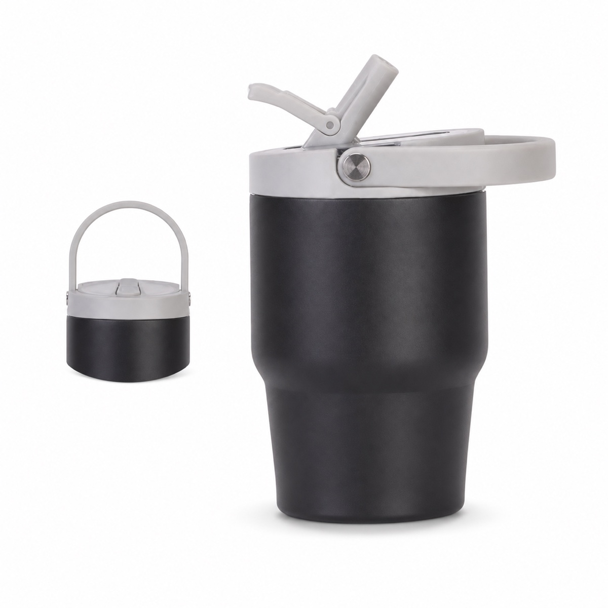 Custom 14oz Folding-Spout Stainless Steel Insulated Car Tumbler