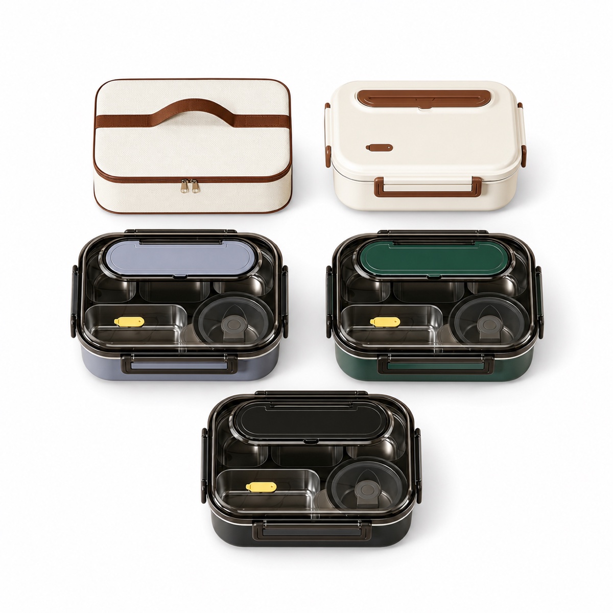 Extra-Large 304 Stainless Steel Leakproof Lunch Box