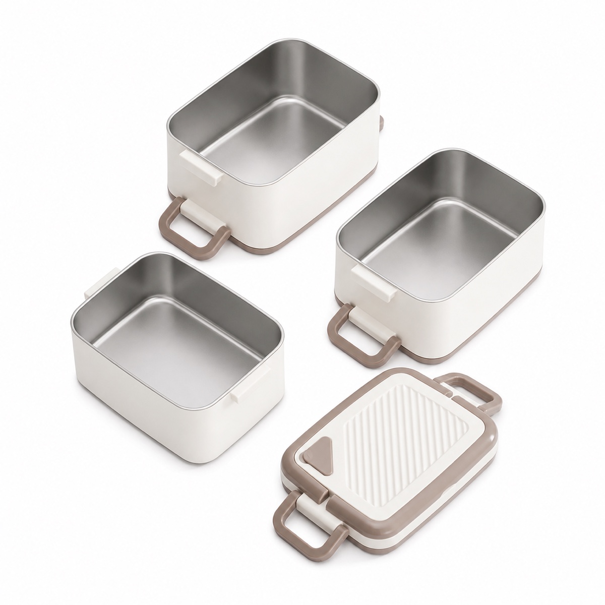 Large-Capacity Multi-Tier Stainless Steel Lunch Box
