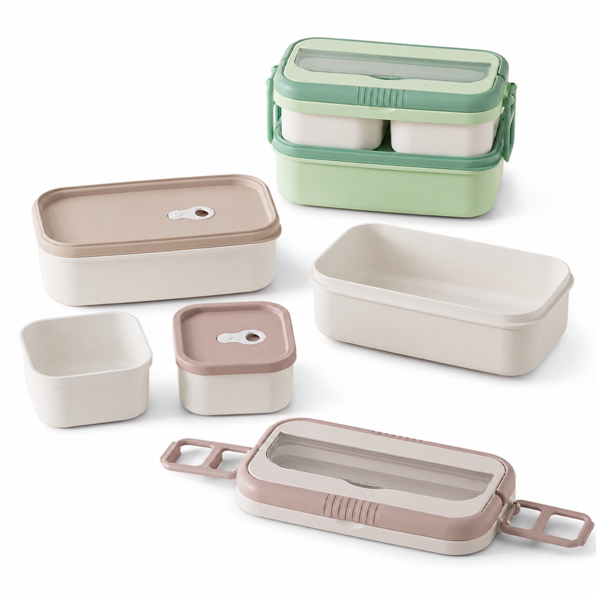 Microwave-Safe Compartment Meal Prep Lunch Box