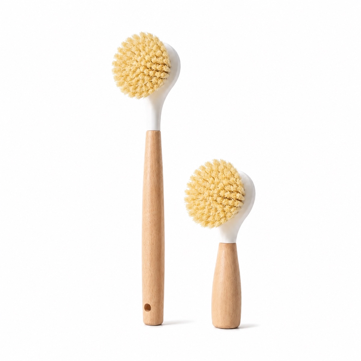 Natural Beechwood Sisal Pot Brush – Long or Short Handle